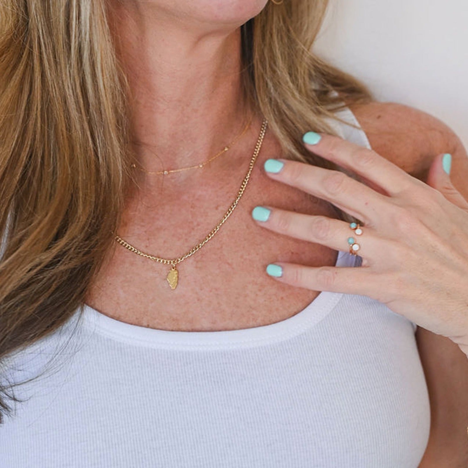 Delicate Gold Arc Necklace | Handmade in NYC by Delia Langan – Delia Langan  Jewelry
