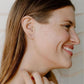 Single CZ Bar Stud