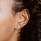 Single Opal CZ Stud Earring