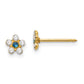 14K Crystal W/ Flower