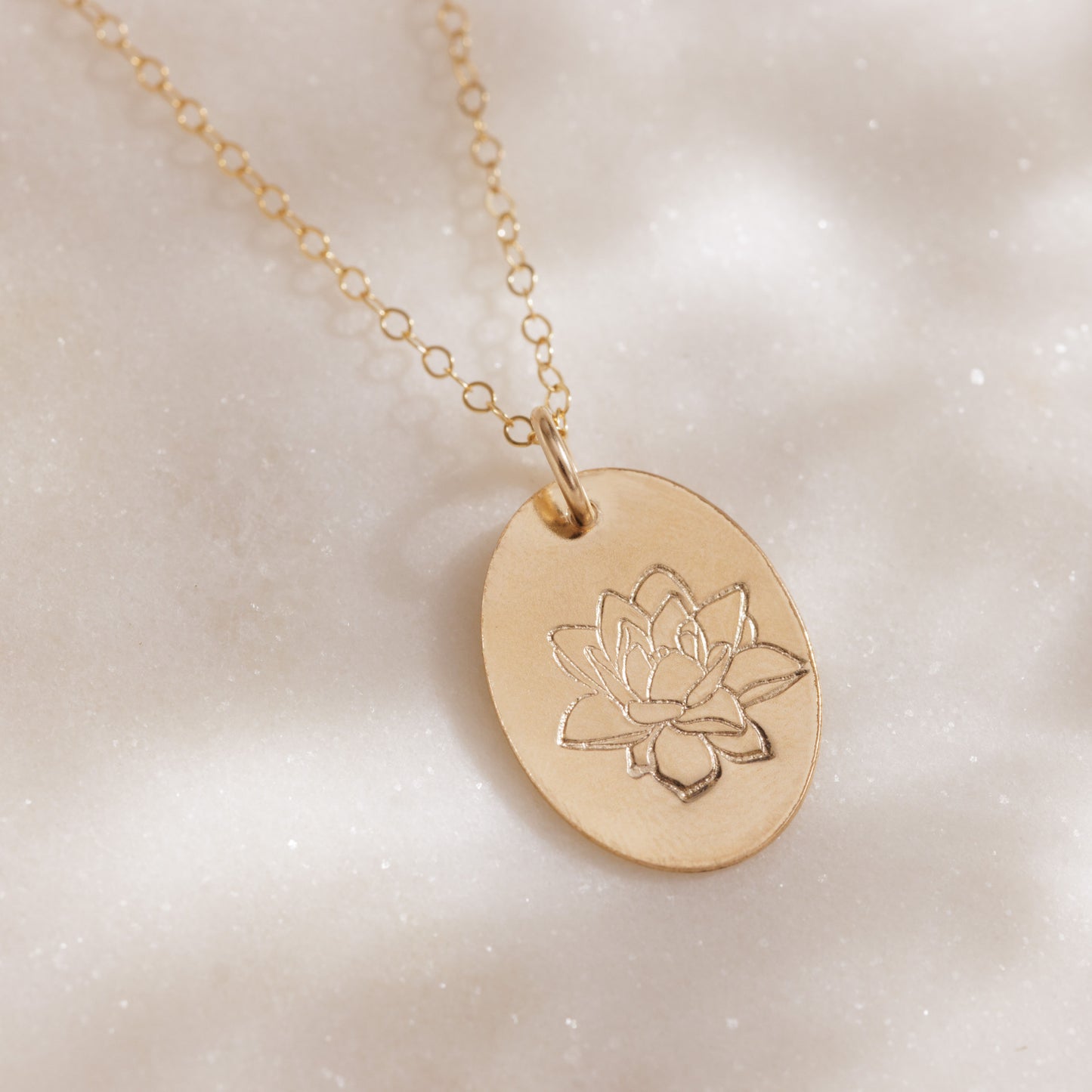 Birth Month Flower Necklace