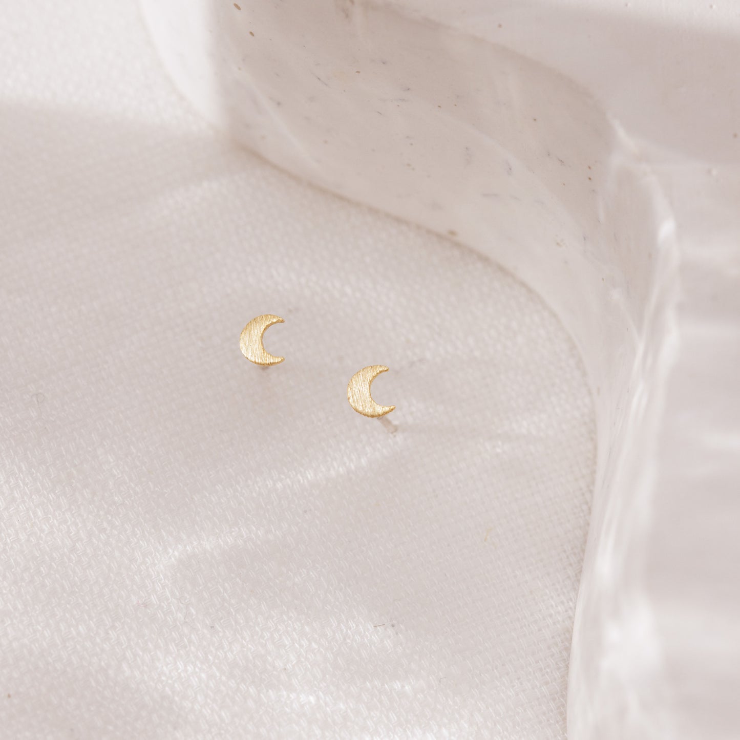 Moon Stud Earrings - adorn512