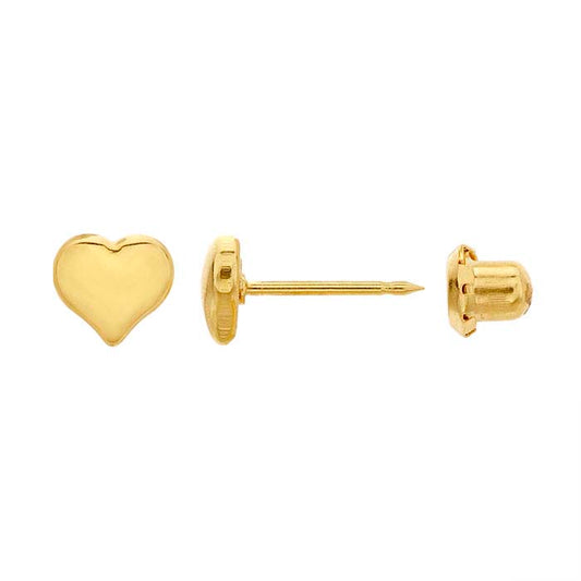 14K Puff Heart