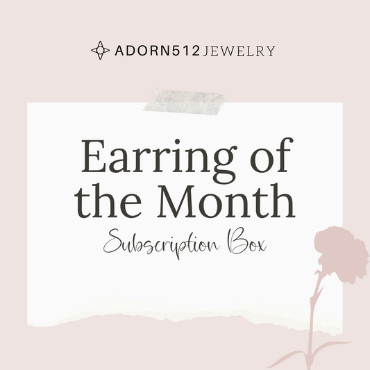 Earring Of The Month - 1 Year Prepaid Subscription