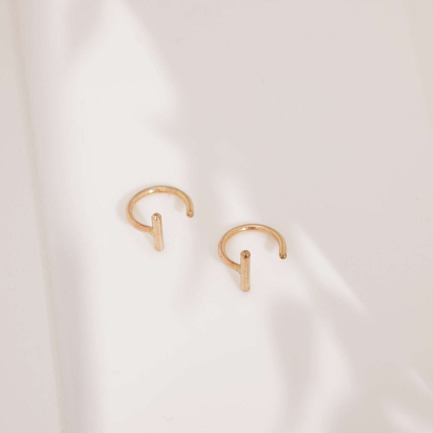 Bar Hoop Earrings - adorn512