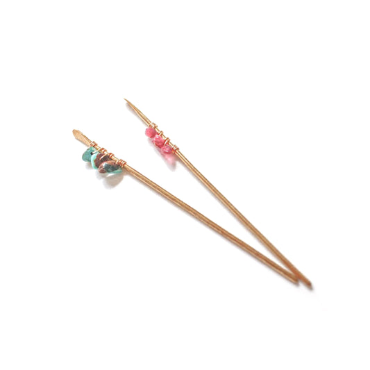 Jeweled Hair Sticks