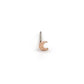 Single Moon Stud Earring