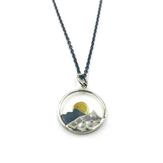  Mountain Sunrise, Necklace, adorn512, adorn512