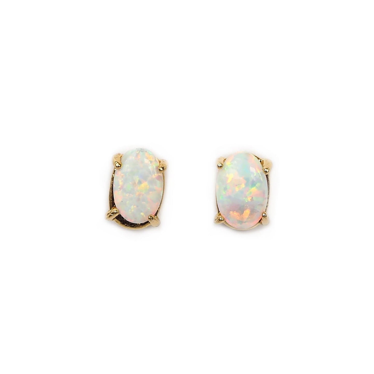 Single Opal Stud Earring