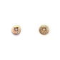  Single CZ Burst Stud, Earrings, adorn512, adorn512